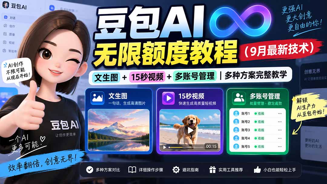 豆包AI无限额度教程(9月最新技术-好游戏网创