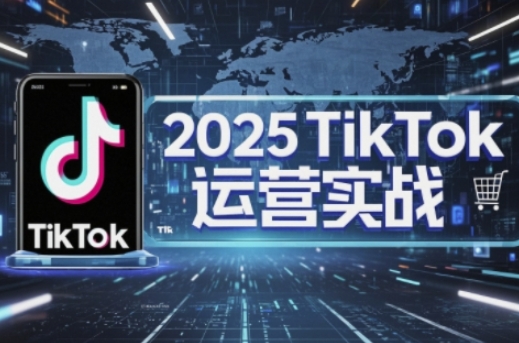 2025TikTok电商运营，掌握TikTok店铺运营核心技巧，实现低成本高转化-好游戏网创分享平台